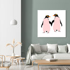 Lesbian Pride Penguins by Daniel Hutchinson on GIANT ART - white character design