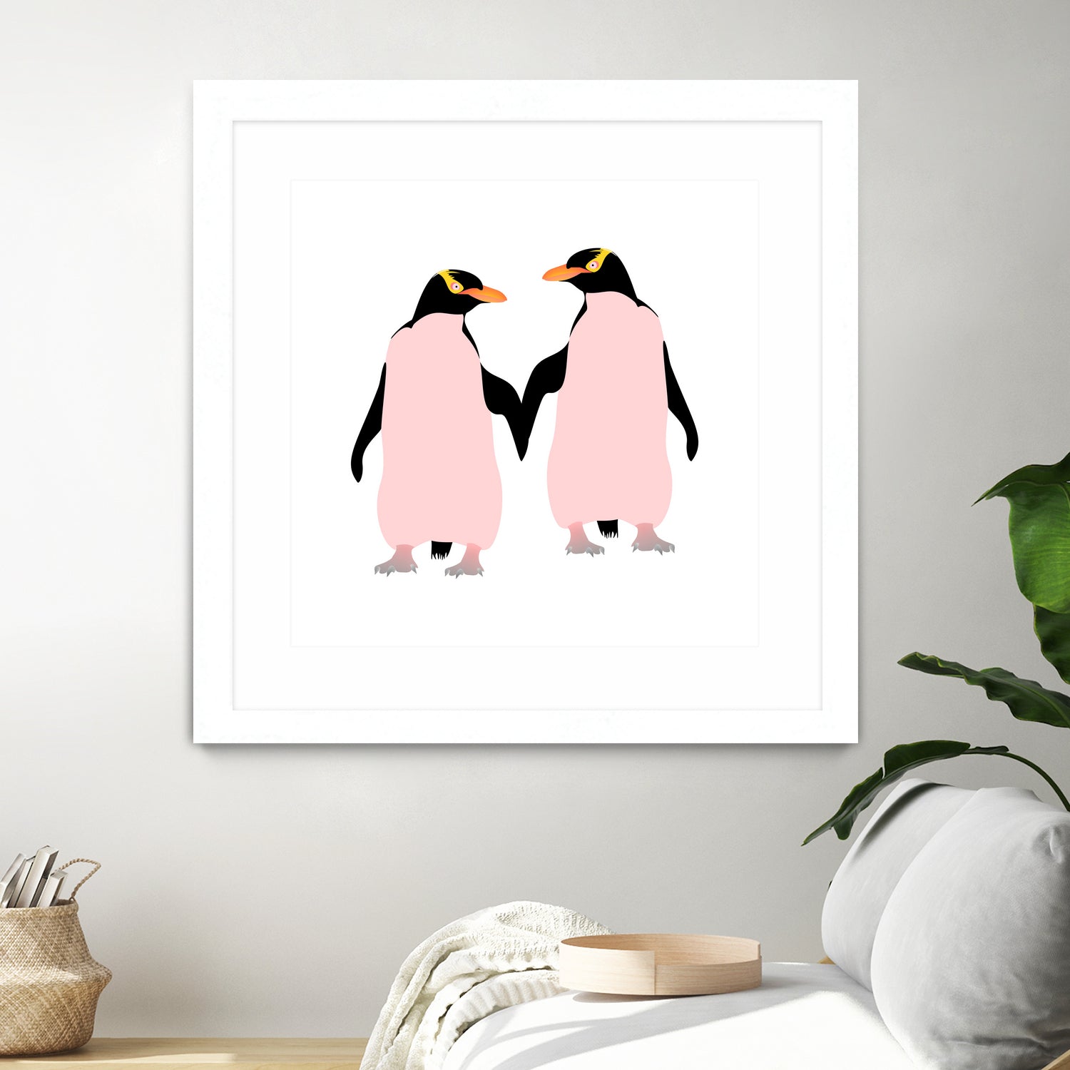 Lesbian Pride Penguins by Daniel Hutchinson on GIANT ART - white character design