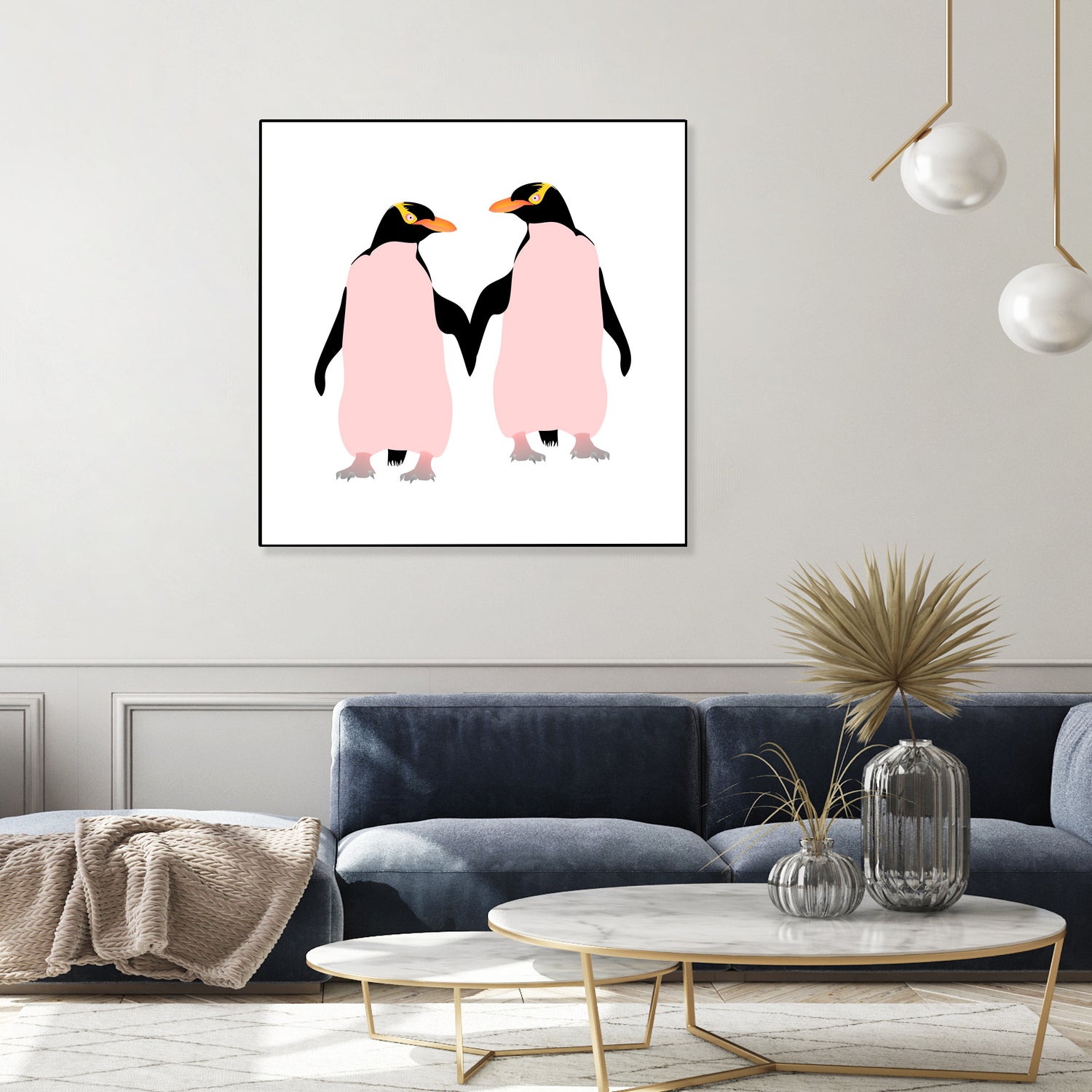 Lesbian Pride Penguins by Daniel Hutchinson on GIANT ART - white character design