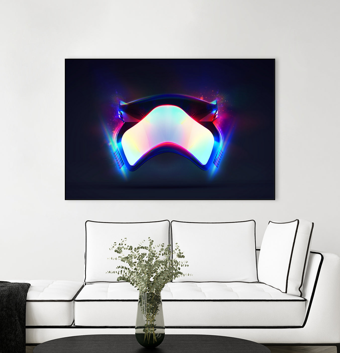 Stormtrooper Mask Black by Tony Ariawan on GIANT ART - black 3d art