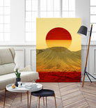 Warm abstraction by Stoian Hitrov on GIANT ART - yellow photo illustration