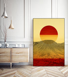 Warm abstraction by Stoian Hitrov on GIANT ART - yellow photo illustration