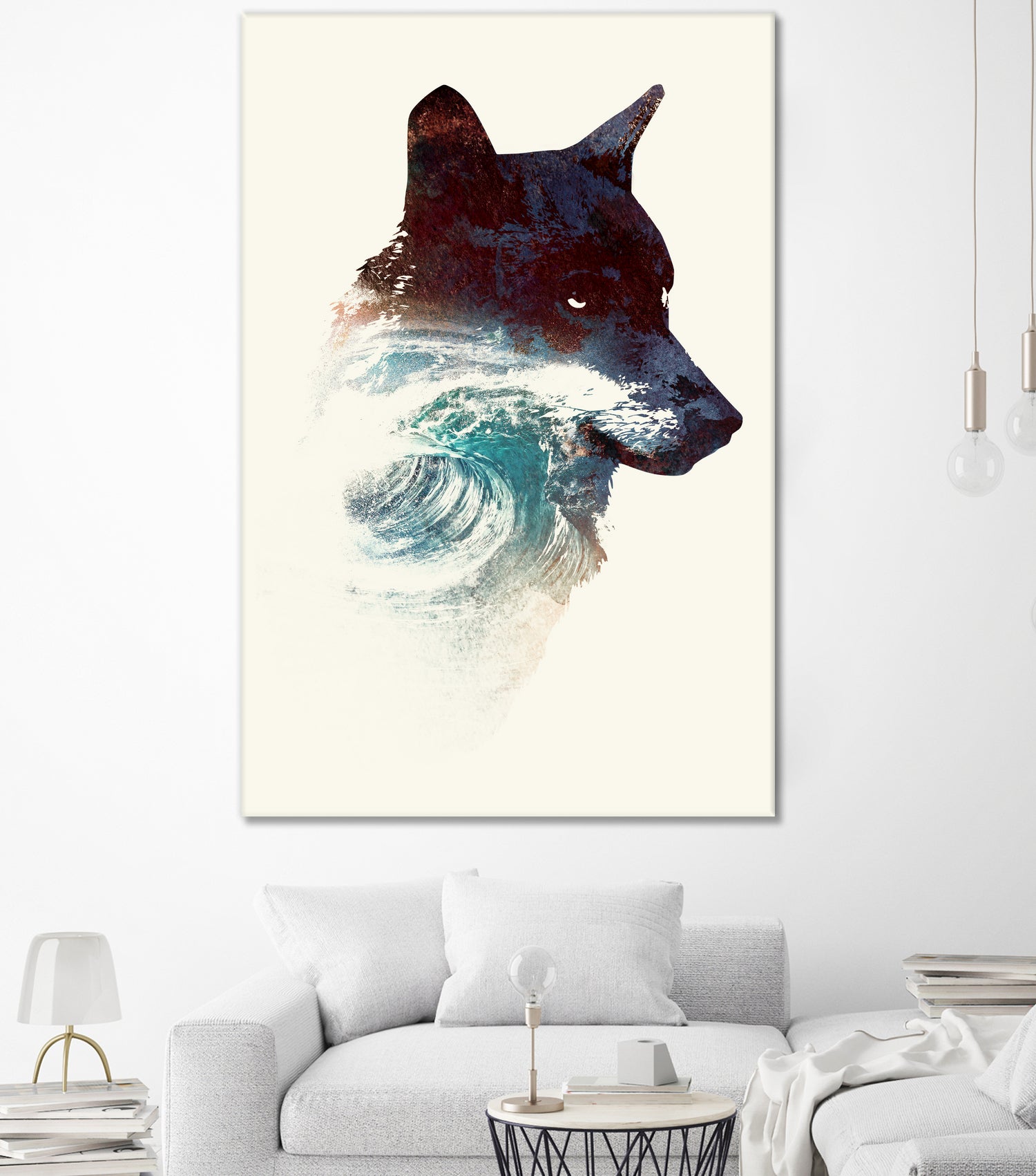 Night Swim by Robert Farkas on GIANT ART - blue digital painting