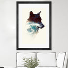 Night Swim by Robert Farkas on GIANT ART - blue digital painting