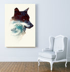 Night Swim by Robert Farkas on GIANT ART - blue digital painting