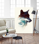 Night Swim by Robert Farkas on GIANT ART - blue digital painting