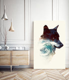 Night Swim by Robert Farkas on GIANT ART - blue digital painting