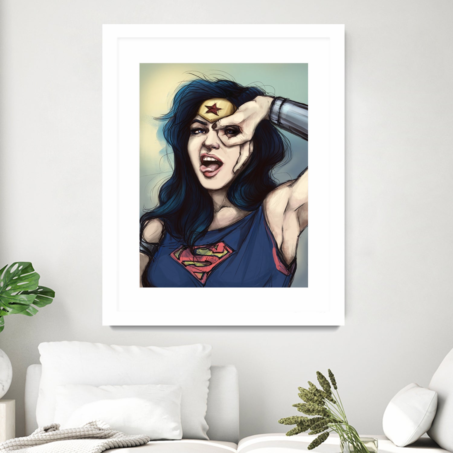 WonderWoman Cosplay by Cristina Dascalu on GIANT ART - blue digital painting