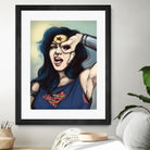 WonderWoman Cosplay by Cristina Dascalu on GIANT ART - blue digital painting