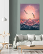 Find the Strength To Rise Up by Soaring Anchor on GIANT ART - pink digital drawing