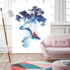 The last apple tree by Robert Farkas on GIANT ART - blue digital painting