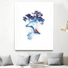 The last apple tree by Robert Farkas on GIANT ART - blue digital painting