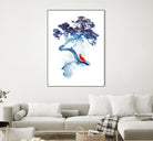 The last apple tree by Robert Farkas on GIANT ART - blue digital painting