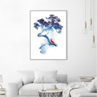 The last apple tree by Robert Farkas on GIANT ART - blue digital painting