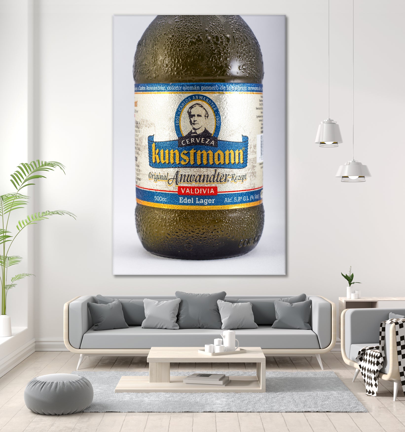 Kunstmann Edel Lager by Alvaro Gonzalez on GIANT ART - gray photo manipulation