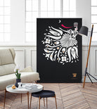 Balas Benedek_Bride by Benedek Balás on GIANT ART - black vector illustration