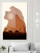 The Lion King (Textless Edition) by Ryan Ripley on GIANT ART - orange digital drawing