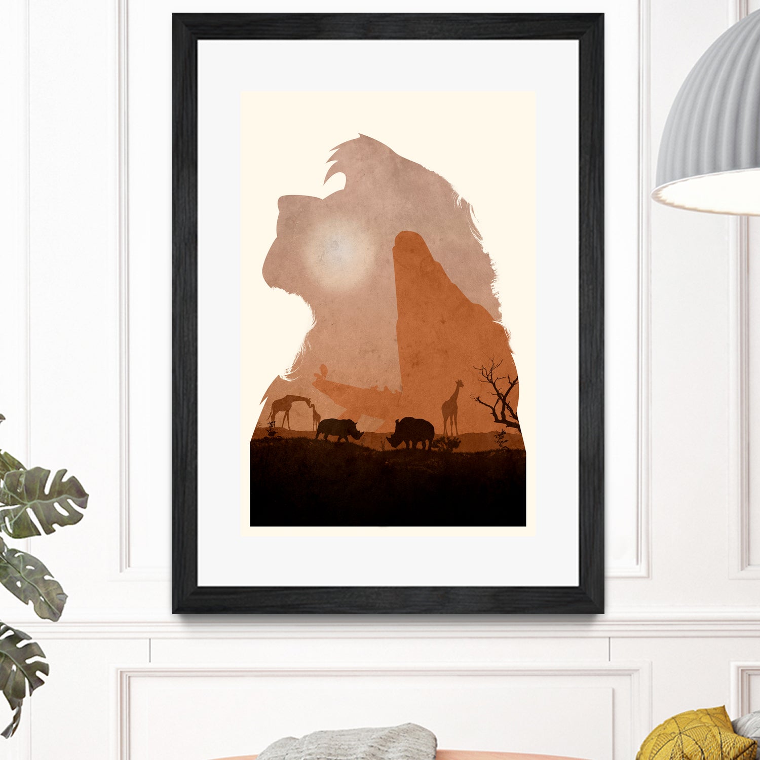 The Lion King (Textless Edition) by Ryan Ripley on GIANT ART - orange digital drawing