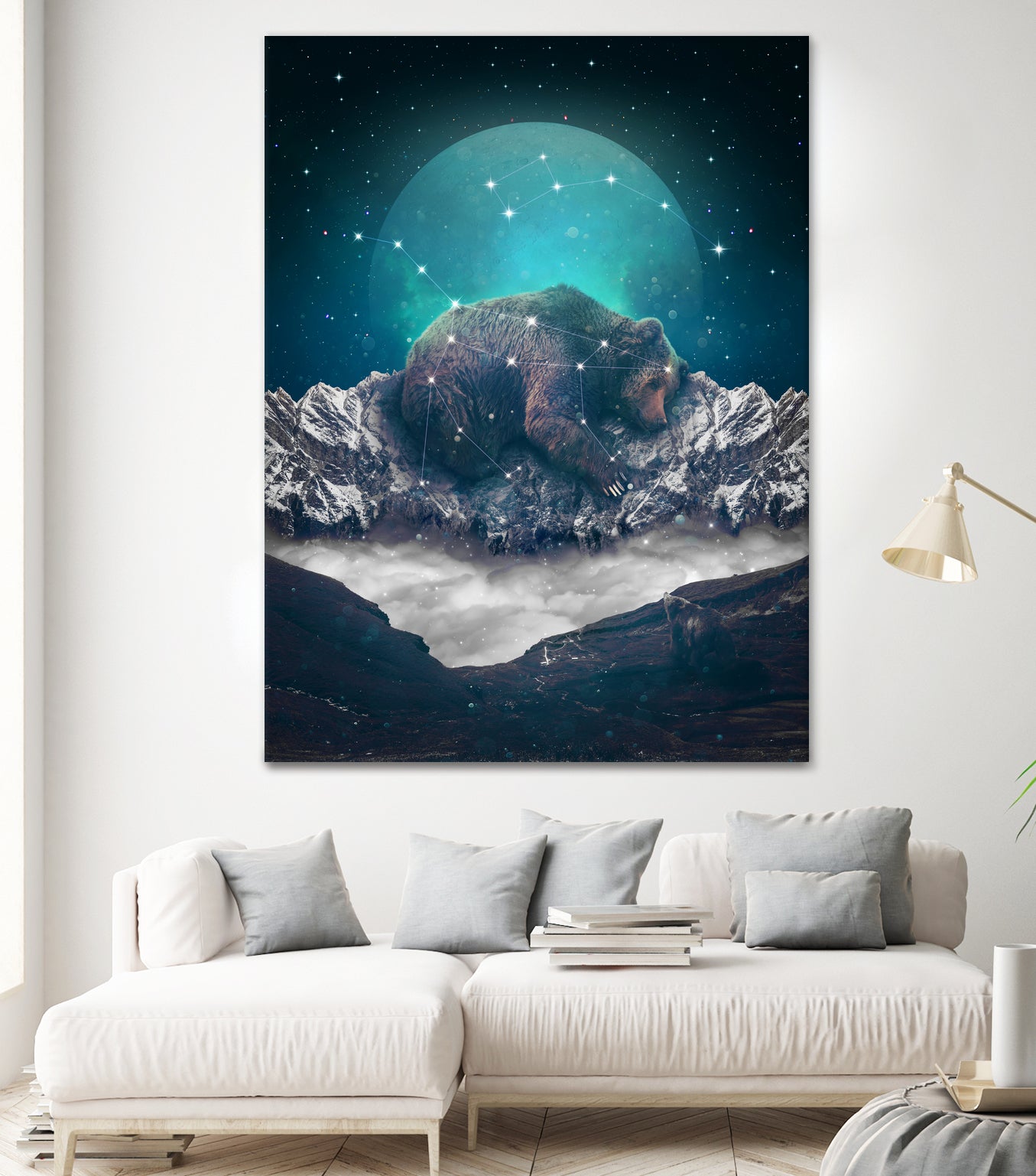 Under the Stars (Ursa Major) by Soaring Anchor on GIANT ART - blue photo illustration