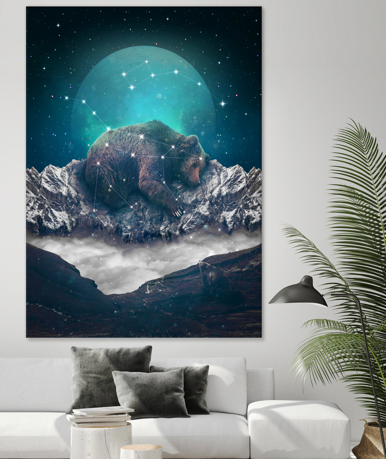 Under the Stars (Ursa Major) by Soaring Anchor on GIANT ART - blue photo illustration