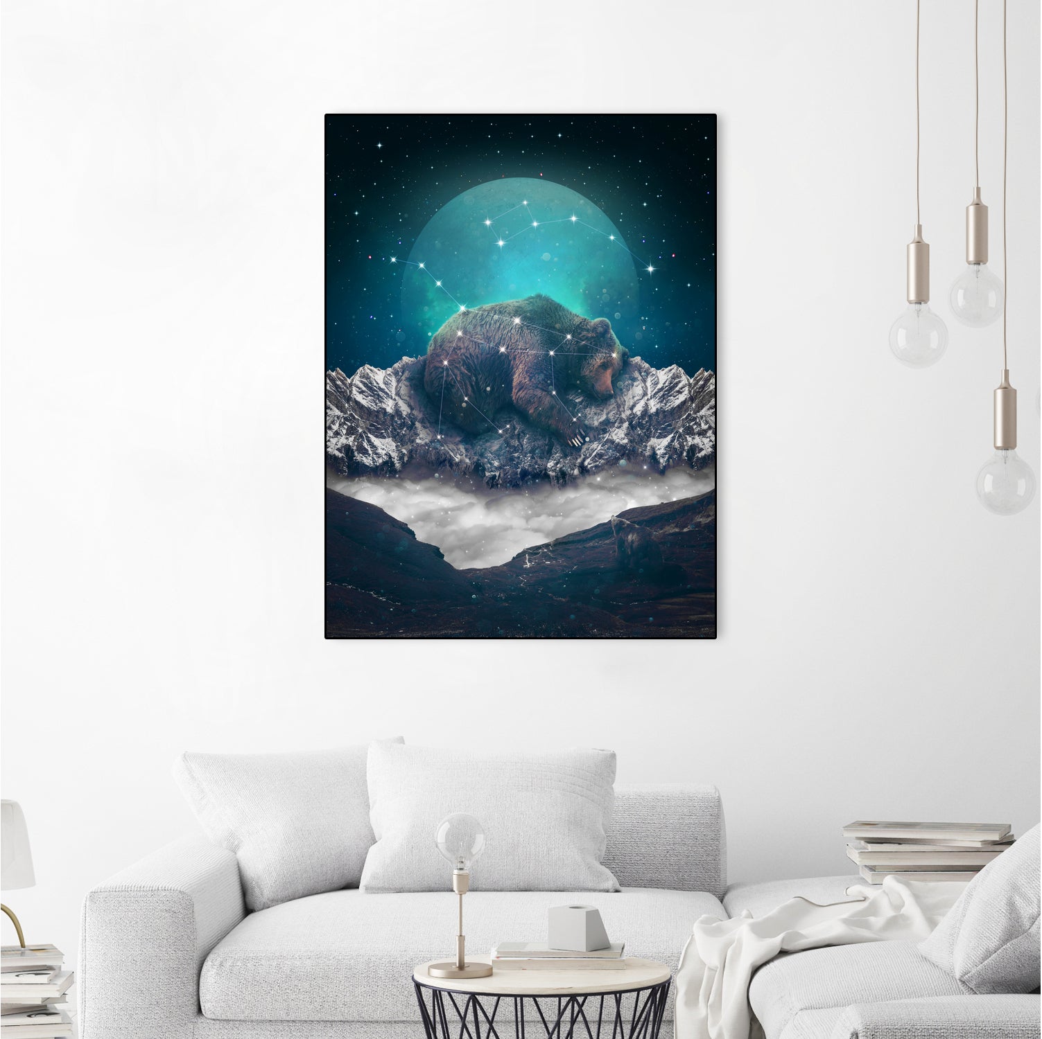 Under the Stars (Ursa Major) by Soaring Anchor on GIANT ART - blue photo illustration