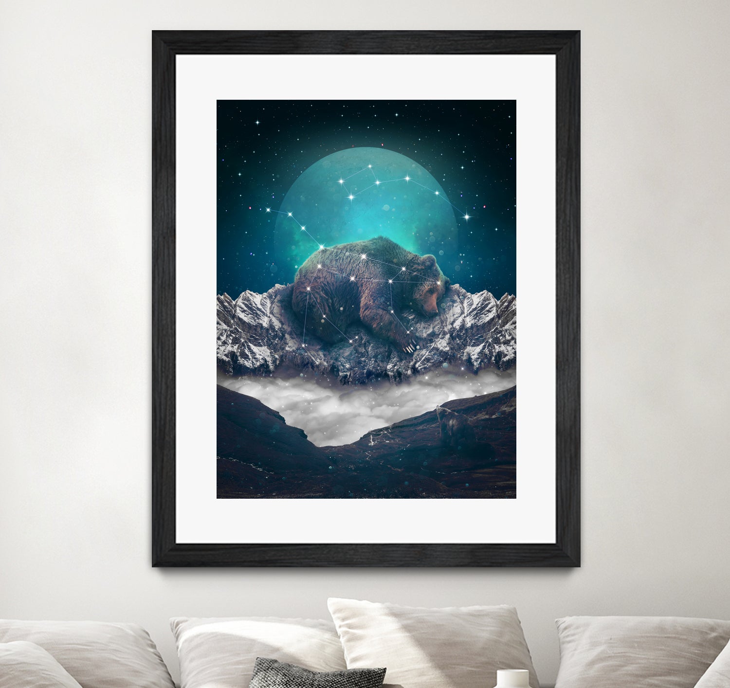 Under the Stars (Ursa Major) by Soaring Anchor on GIANT ART - blue photo illustration