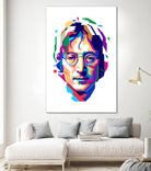 John Lennon in WPAP by J Prayitno Widodo on GIANT ART - white vector illustration