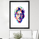 John Lennon in WPAP by J Prayitno Widodo on GIANT ART - white vector illustration