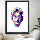 John Lennon in WPAP by J Prayitno Widodo on GIANT ART - white vector illustration