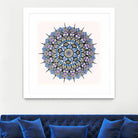 Mandala 03 by Ranka Stevic on GIANT ART - blue mixed media