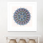 Mandala 03 by Ranka Stevic on GIANT ART - blue mixed media