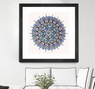 Mandala 03 by Ranka Stevic on GIANT ART - blue mixed media