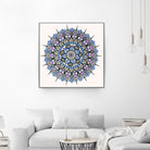 Mandala 03 by Ranka Stevic on GIANT ART - blue mixed media