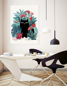 Popoki by Michelle Bothe on GIANT ART - green digital painting