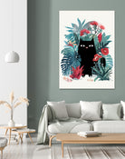 Popoki by Michelle Bothe on GIANT ART - green digital painting