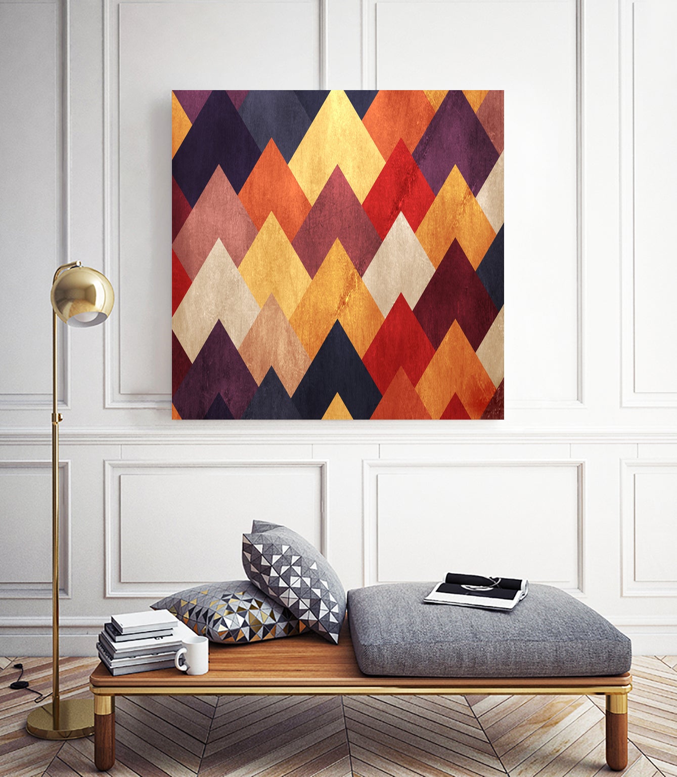 Eccentric Mountains by Diogo Veríssimo on GIANT ART - orange photo manipulation