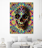 Skull Geo by Ali Gulec on GIANT ART - white digital drawing