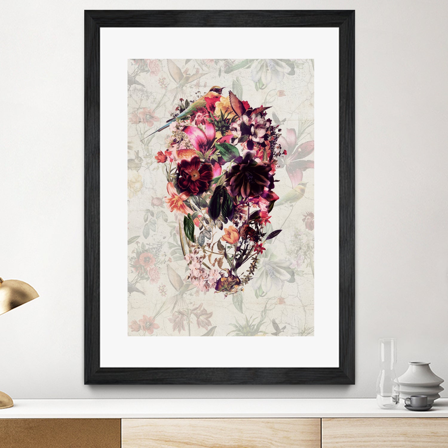 New Skull Light by Ali Gulec on GIANT ART - white photo illustration