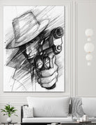 man by Marcin Kowalewski on GIANT ART - white digital drawing