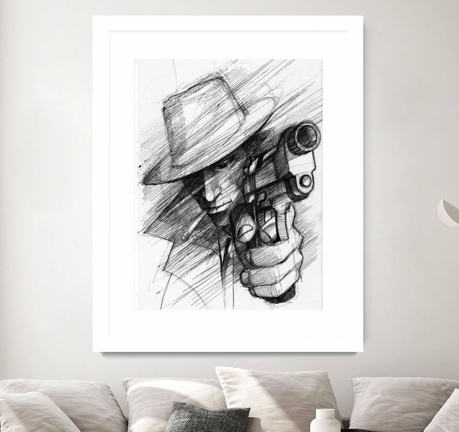 man by Marcin Kowalewski on GIANT ART - white digital drawing