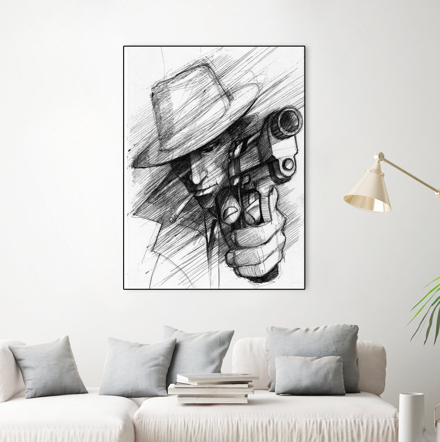 man by Marcin Kowalewski on GIANT ART - white digital drawing