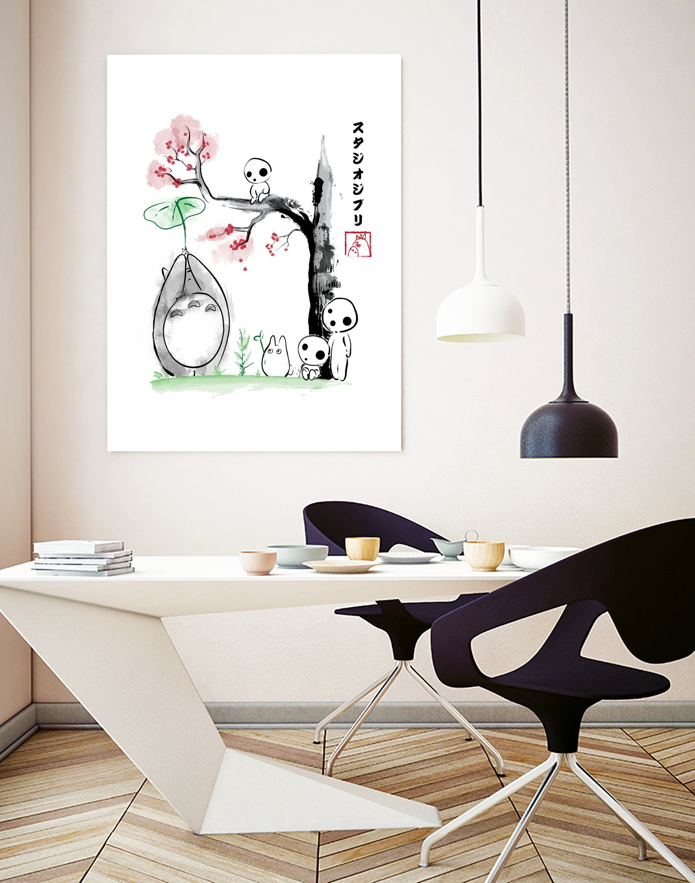 Growing Trees sumi-e by Antonio Camarena on GIANT ART - white digital painting