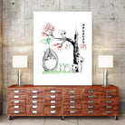Growing Trees sumi-e by Antonio Camarena on GIANT ART - white digital painting