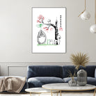 Growing Trees sumi-e by Antonio Camarena on GIANT ART - white digital painting