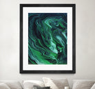 Nebula by Anna Farath on GIANT ART - green mixed media