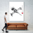 Mono Racer sumi-e by Antonio Camarena on GIANT ART - white digital painting