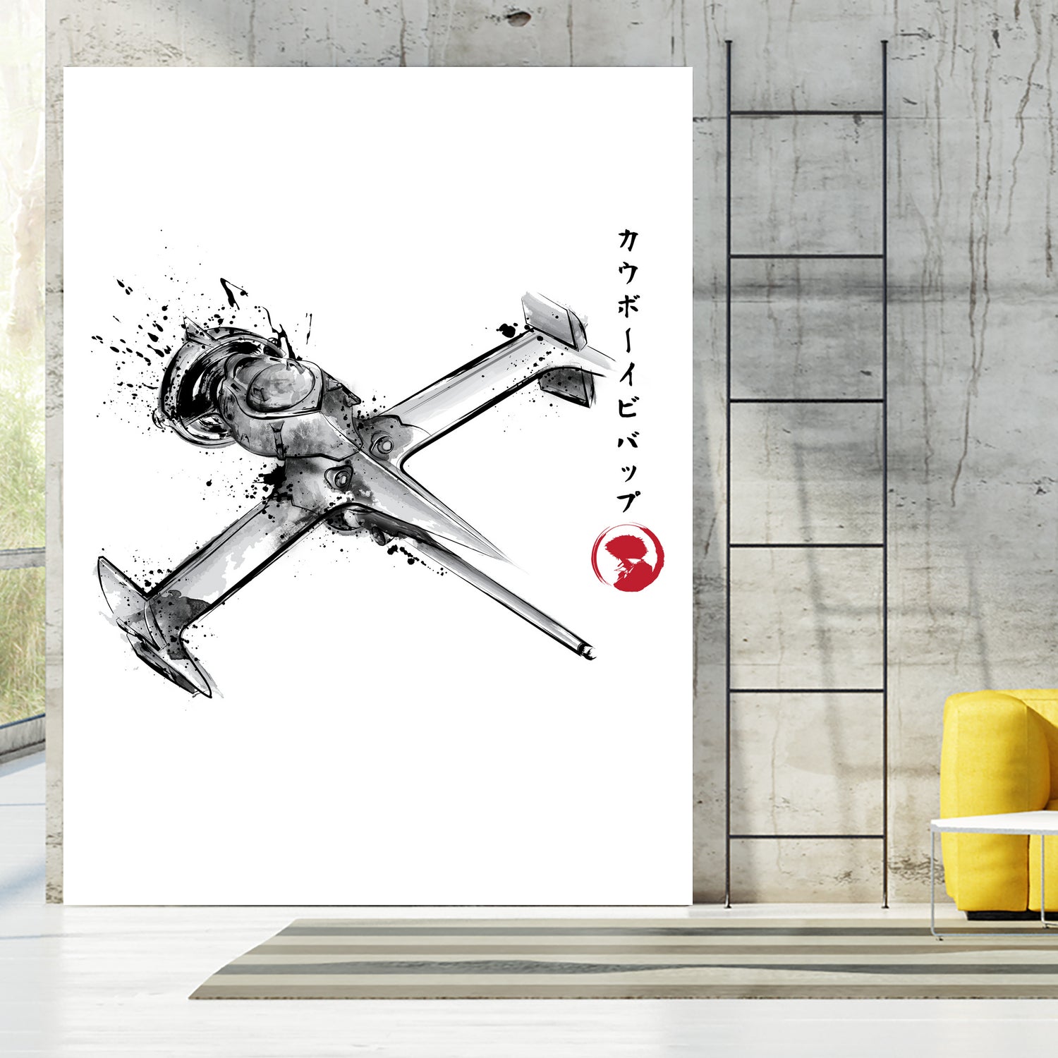 Mono Racer sumi-e by Antonio Camarena on GIANT ART - white digital painting