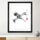 Mono Racer sumi-e by Antonio Camarena on GIANT ART - white digital painting