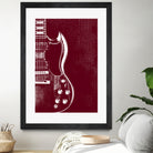 Gibson SG - Angus Young by André Manfrini Garcia on GIANT ART - red digital painting