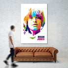 Brian Jones in WPAP by J Prayitno Widodo on GIANT ART - white photo illustration